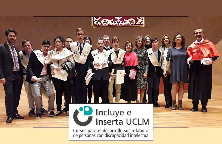 Acto de graduación 2ª promoción «Incluye e Inserta UCLM»